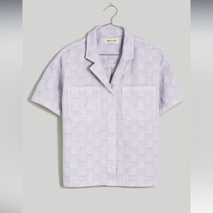 Madewell monochrome checker Button Down Shirt